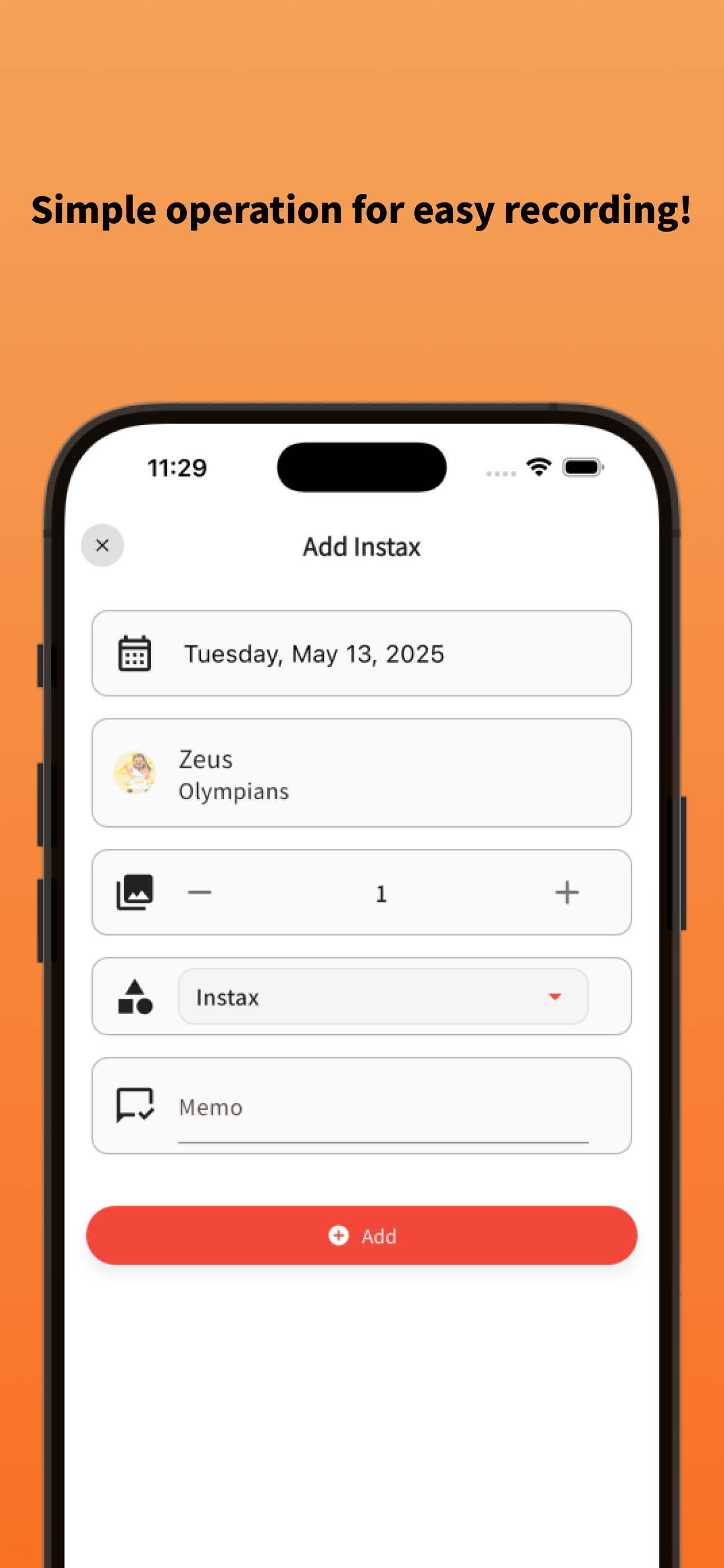 Chekiroku - Fave Counter & Log screenshot 3