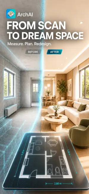 AI Room & Home Planner: LiDAR screenshot 1