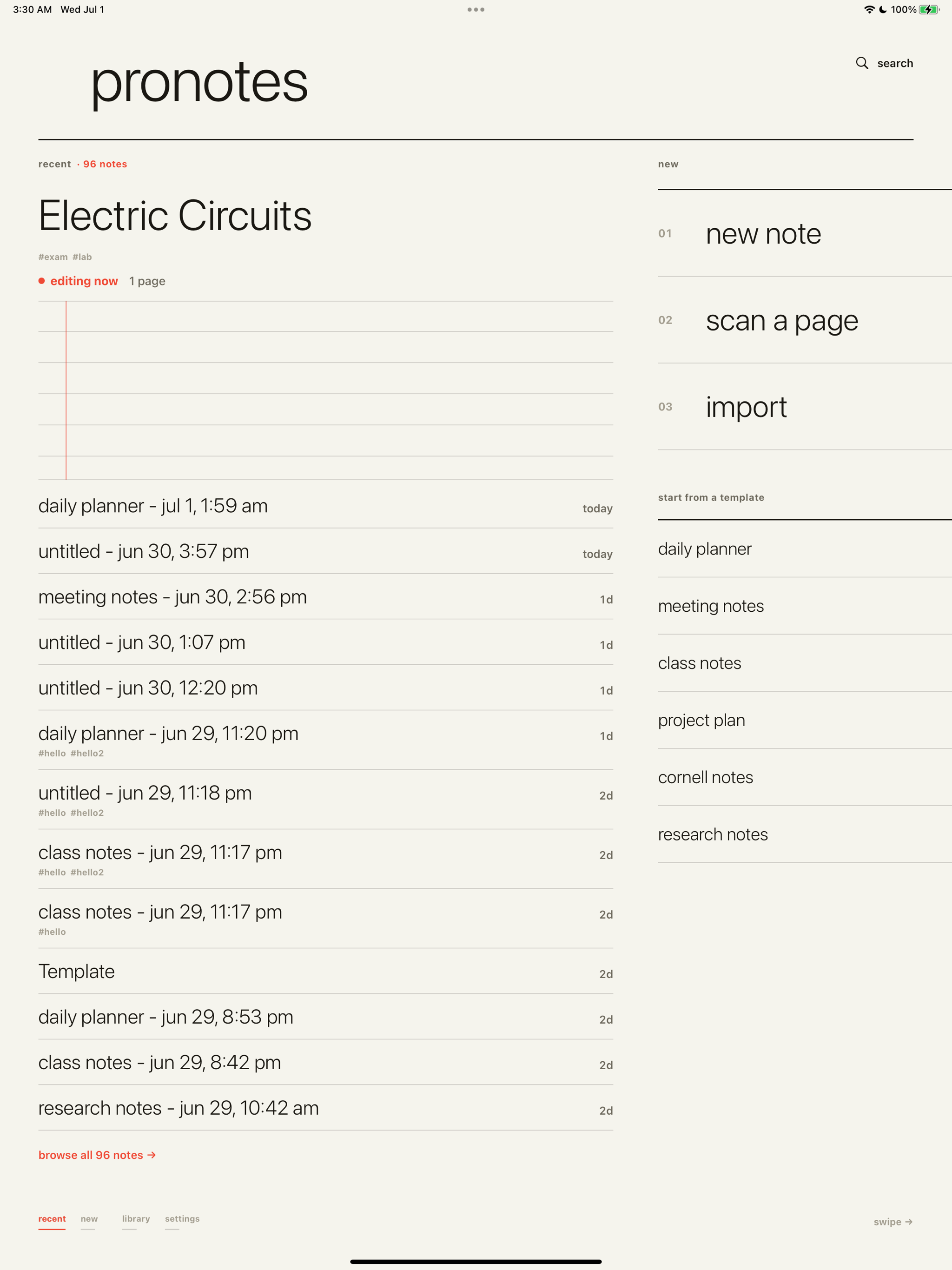 Pronotes: Notes & PDF screenshot 7
