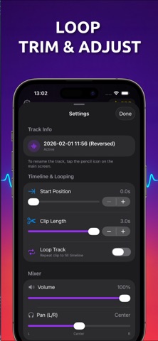 Reverse Singing: Audio Screenshot 4 of 5