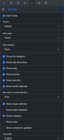 OpenHabitTracker iPhone screenshot
