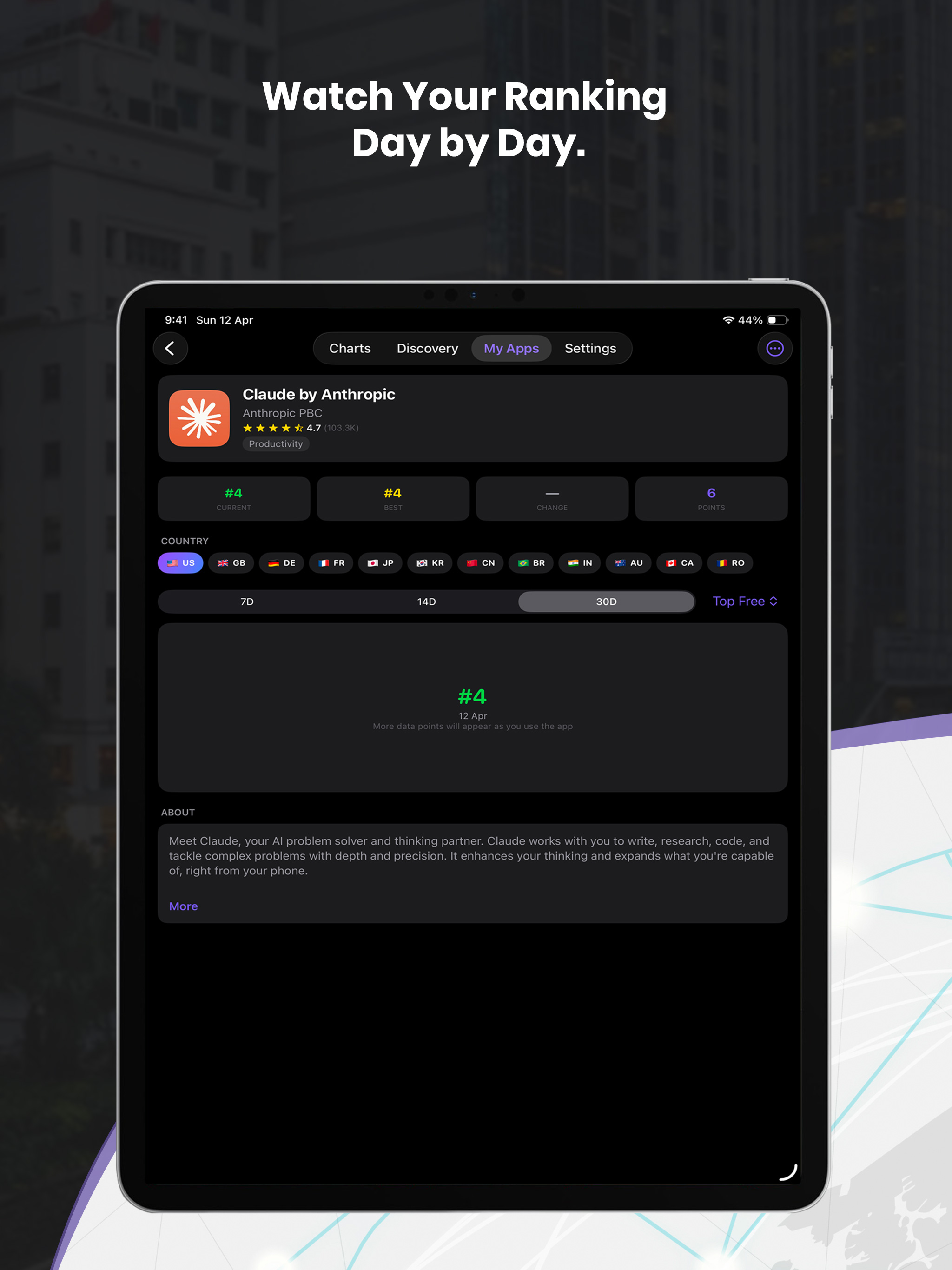 AppsRank: Ranking Tracker