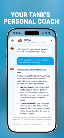 Reefi: Aquarium Tracker iPhone screenshot
