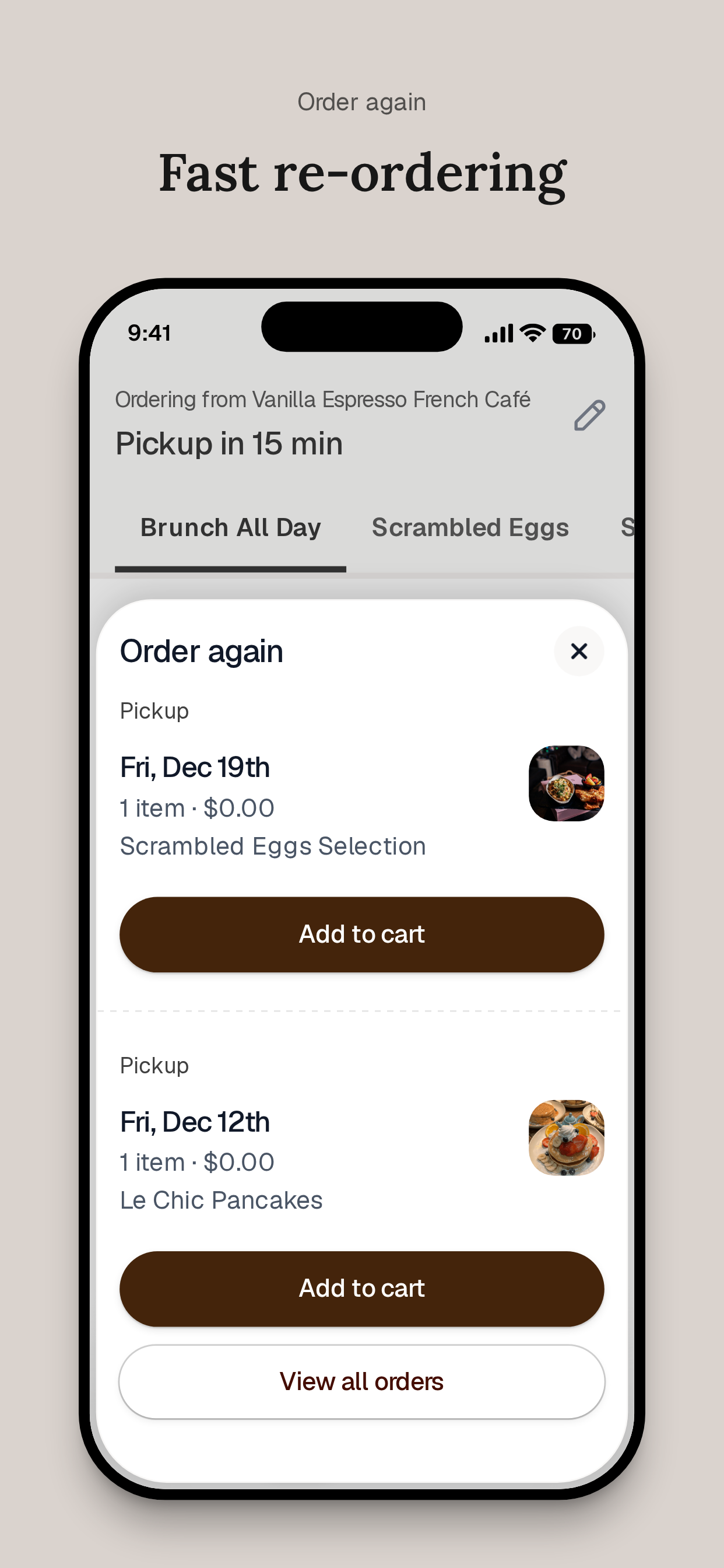 Vanilla Espresso French Café screenshot 4