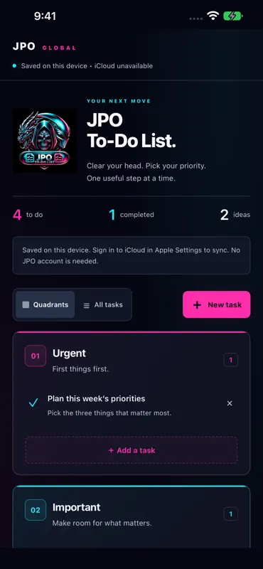 JPO To-Do List screenshot 1 of 1