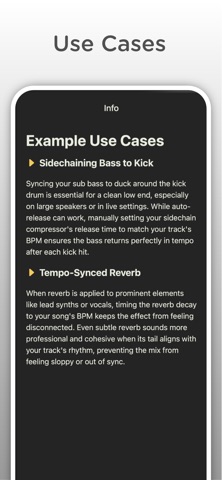 TempoCalc - BPM to MS Screenshot 3 of 3