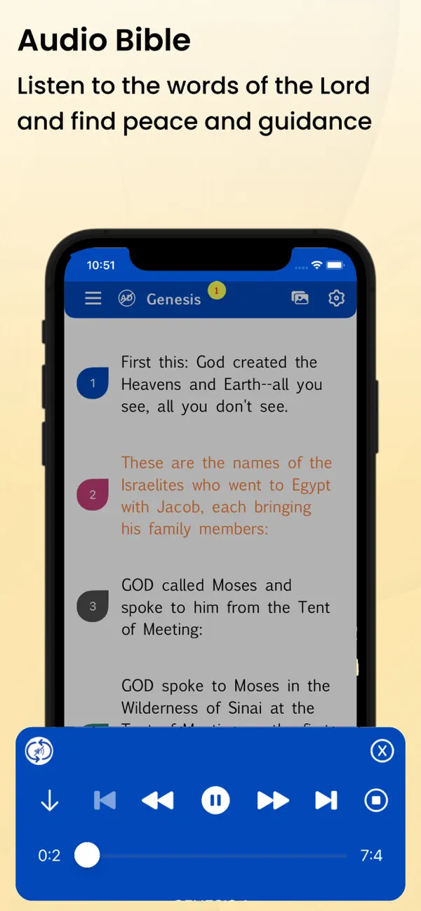 Screenshot #3 pour Holy Bible Message Bible (MSG)