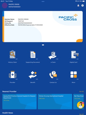 myPacificCross iPad screenshot