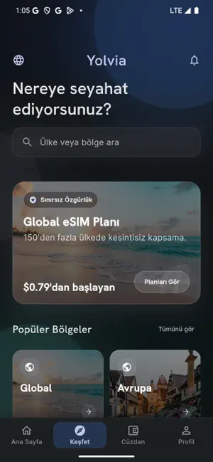 Yolvia eSIM: Travel Data screenshot 2