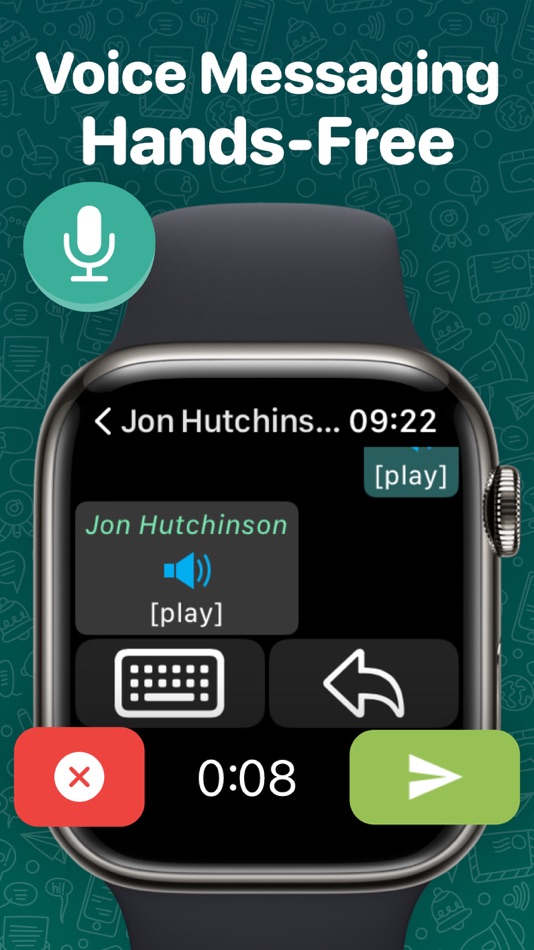 #4. WatchChat 2: Chat on Watch (iOS) Przez: XAN Software GmbH & Co. KG