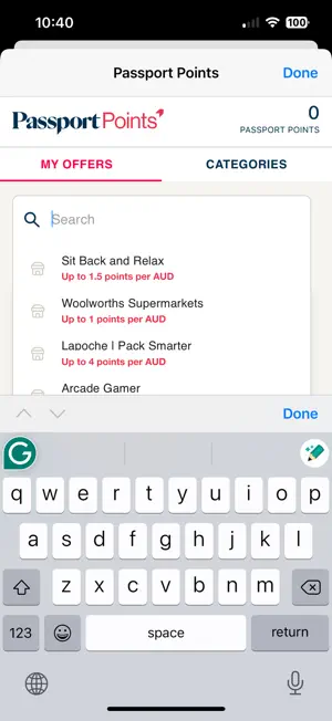 Passport Points screenshot 3