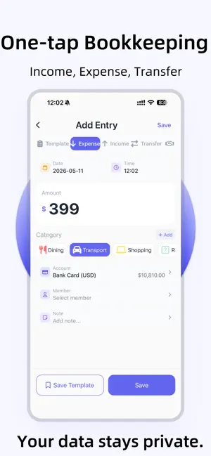 Ibotich - Expense Tracker screenshot 2
