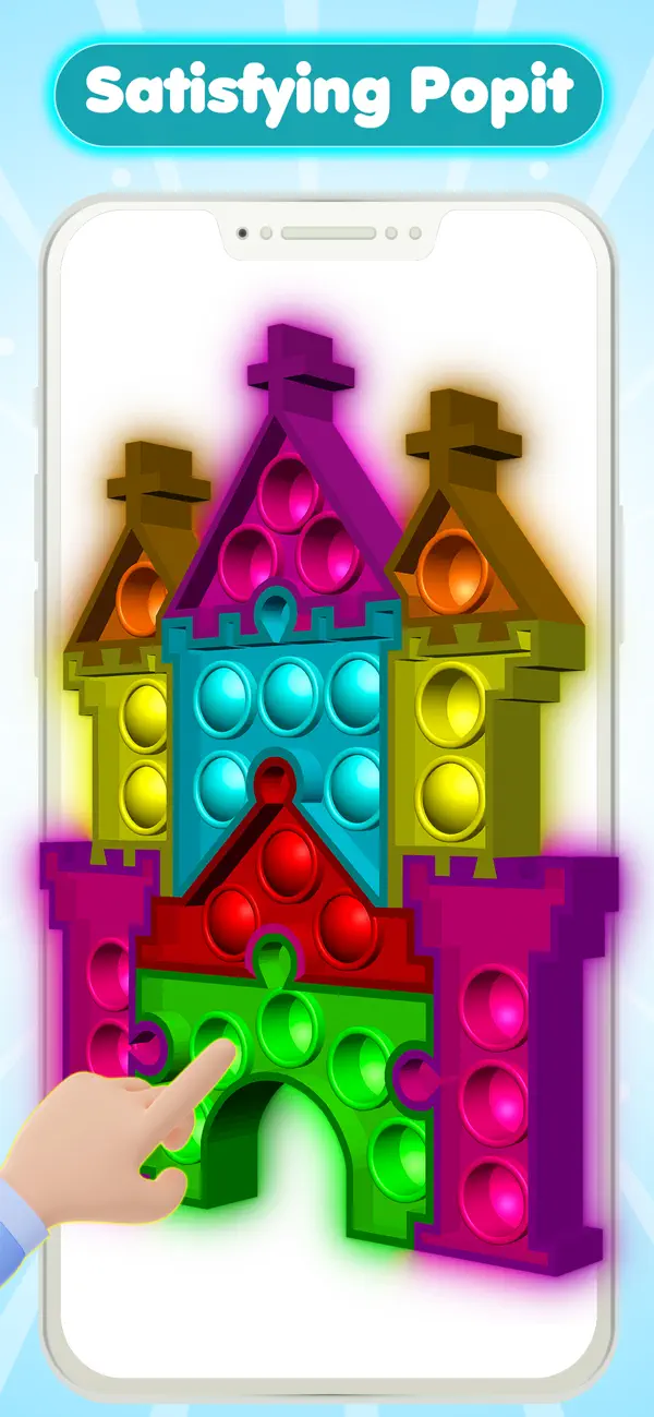 Screenshot #3 pour Pop It Glow Magic Fidget Toys
