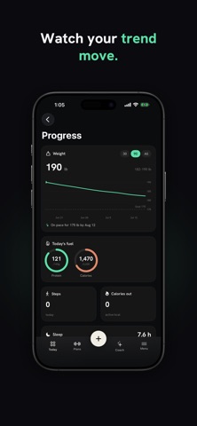 Vea Health: AI Fitness Coach iPhone screenshot