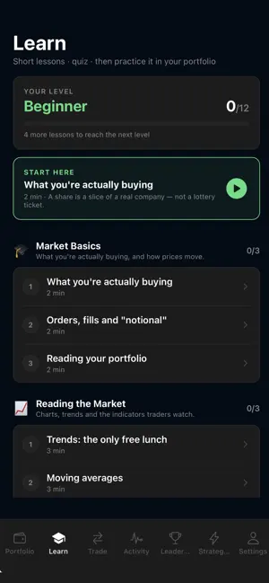 AlgoEdge: Learn to Trade screenshot 3