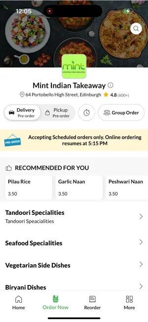 Mint Indian Takeaway. screenshot 2