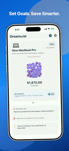 DreamsJar - Savings Tracker screenshot