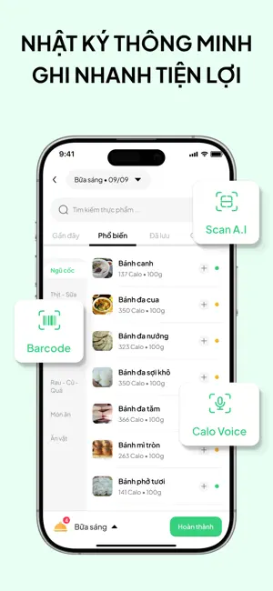 Eatsy - Giảm cân Healthy iPhone screenshot 4