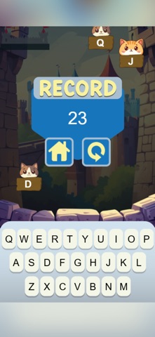 Cat Typing screenshot