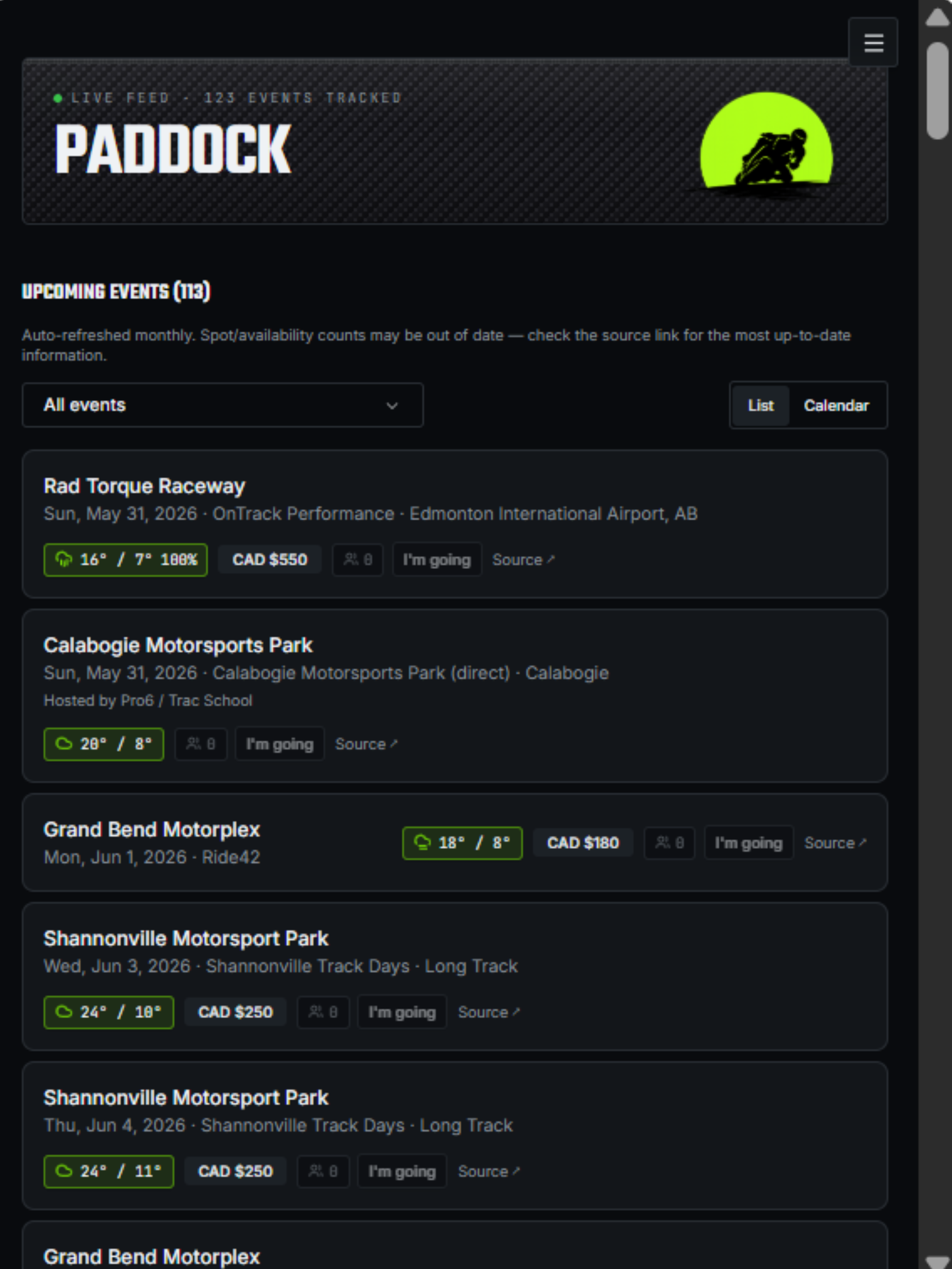 Paddock screenshot 8