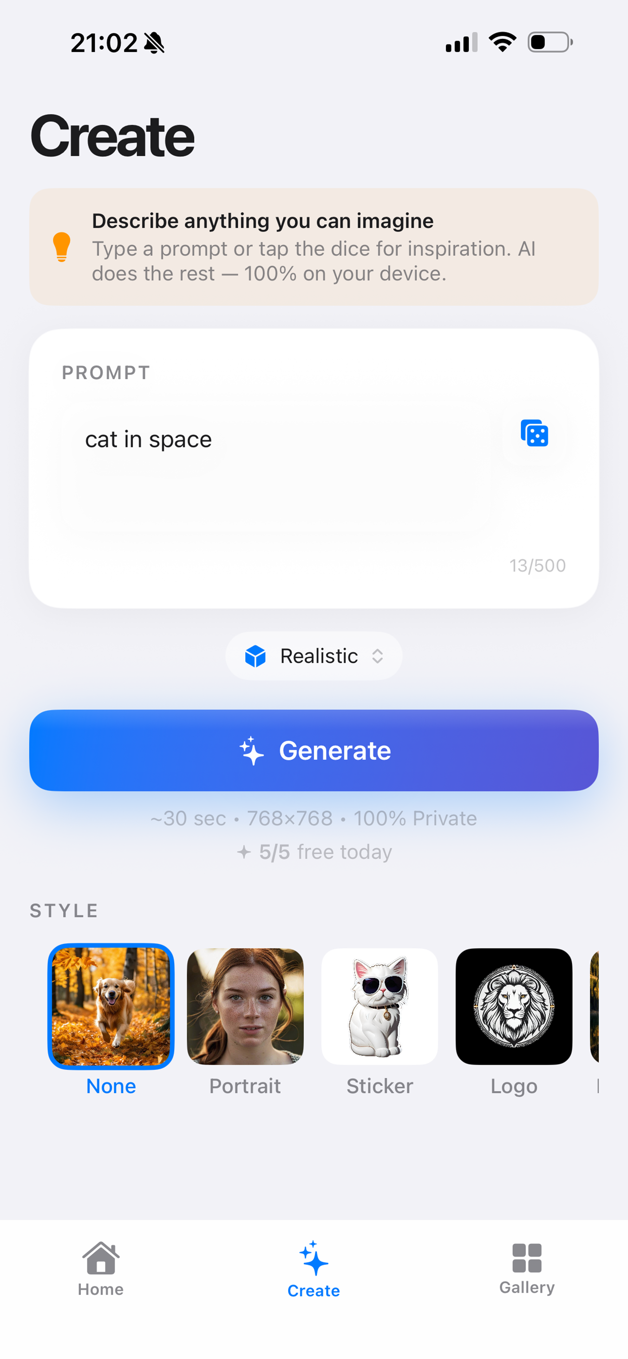 Trazo - AI Art Offline screenshot 2