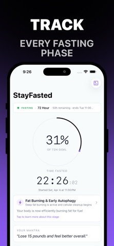 StayFasted - Fasting Tracker Screenshot 1 of 7