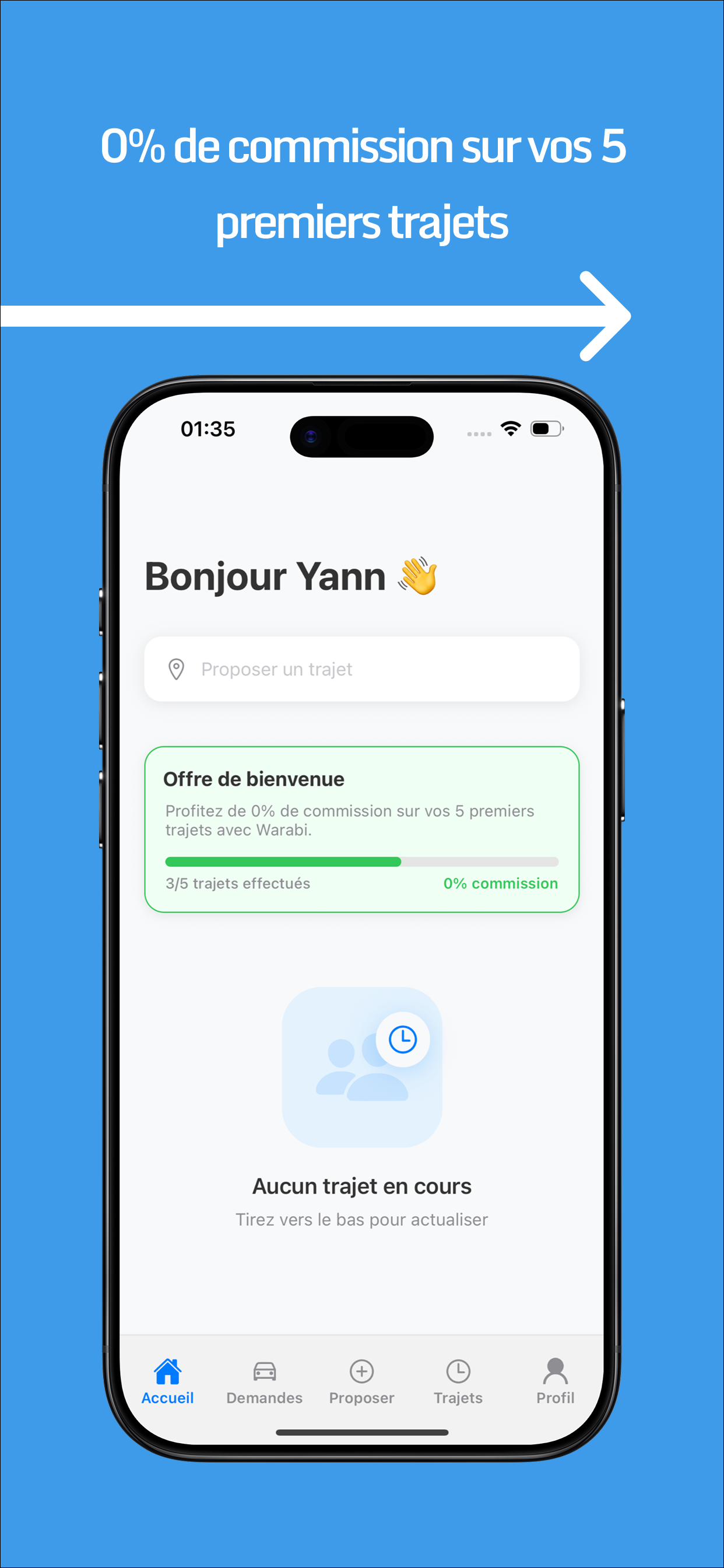 Warabi - Covoiturage screenshot 6