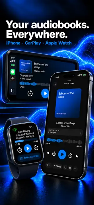 Sine: Audiobook Player MP3/M4B screenshot 1