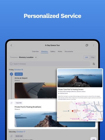 Landmark Tours iPad screenshot