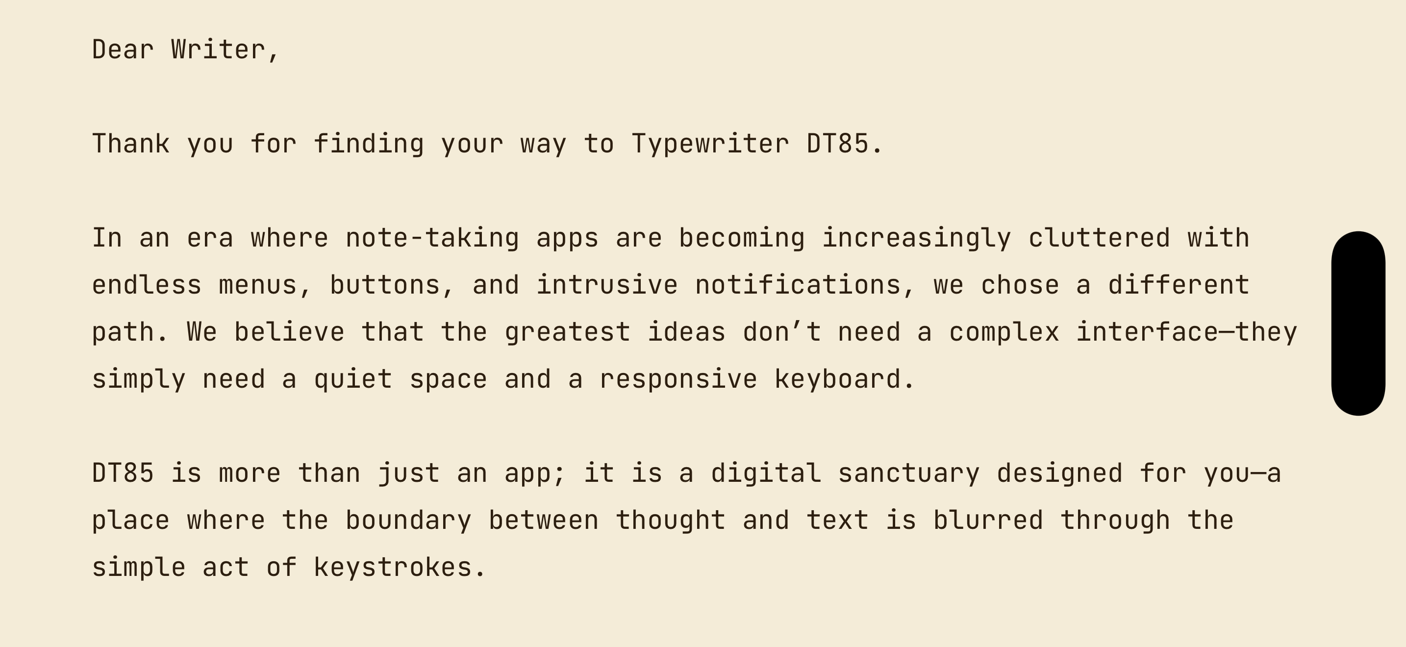 Typewriter - DT85