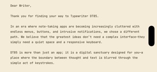 Typewriter - DT85 Screenshot 1 of 8
