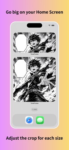 TuneFrame - Photo Music Widget iPhone screenshot