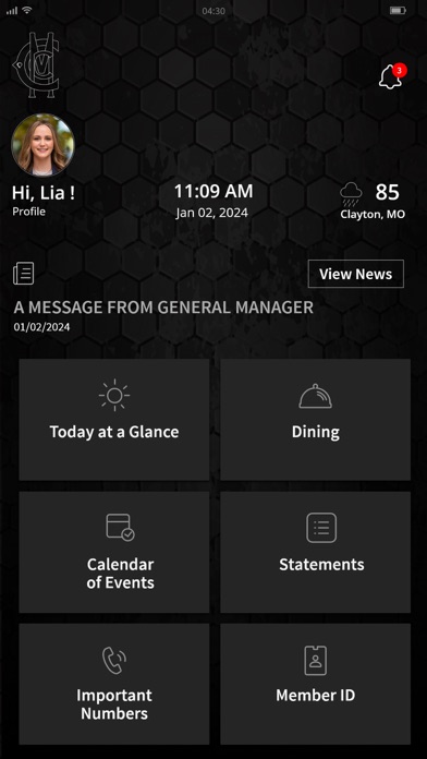 Carbon Members Club Screenshot