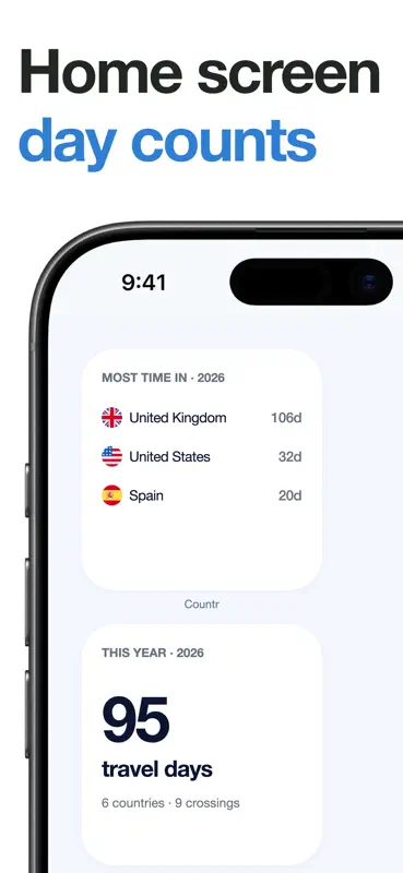 Country Days Tracker: Countr screenshot 5 of 7