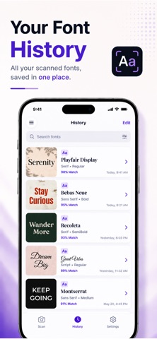 Font Identifier: Scan & Find Screenshot 3 of 3