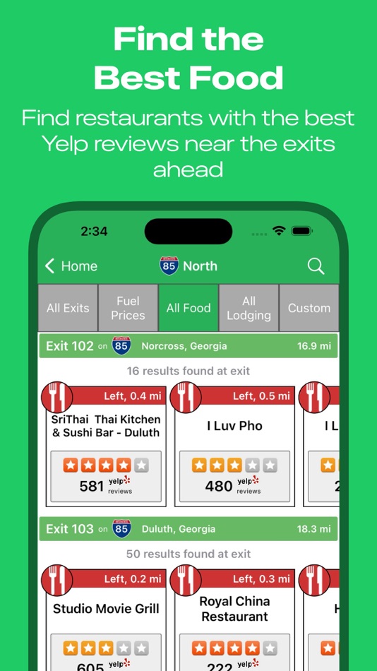 #5. iExit Interstate Exit Guide (iOS) 由: Metrocket, LLC
