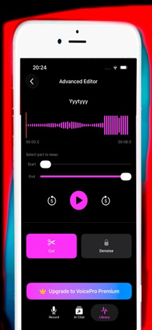 VoicePro: AI Audio & Recorder iPhone screenshot