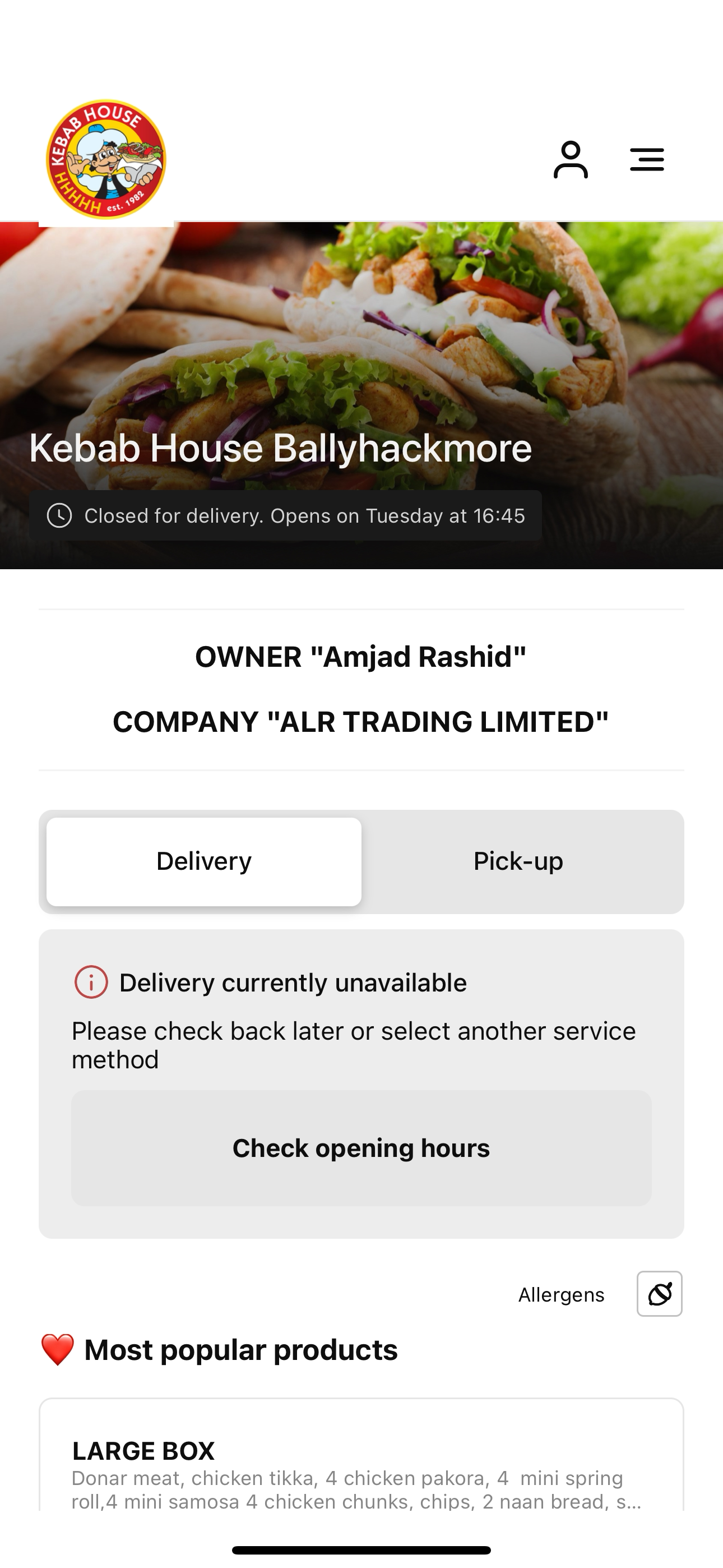 Kebab House Ballyhackmore screenshot 3