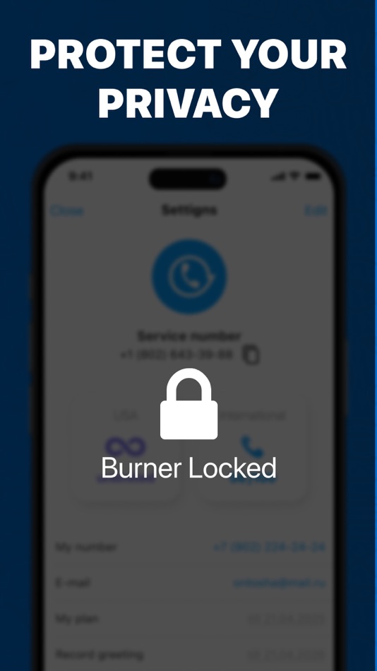 #4. Rhingie: phone call 2nd number (iOS) Bởi: Dating onlain, ooo