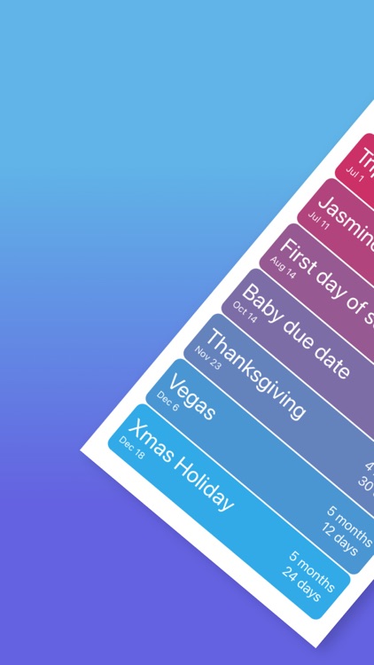 Ahead: Countdown Calendar