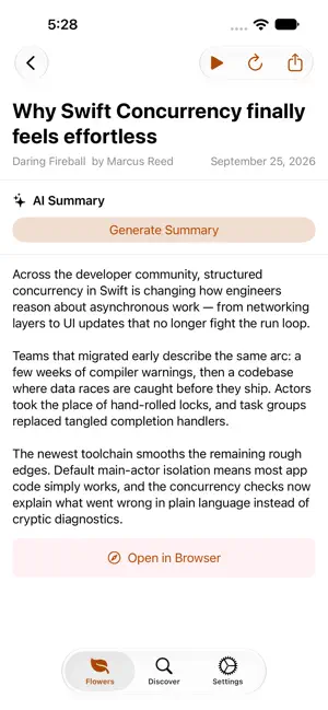 PetalFeed: RSS Reader screenshot 3