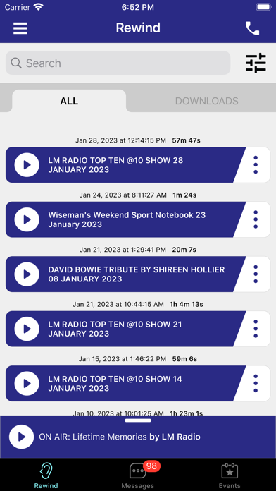 Screenshot #1 pour LM Radio SA
