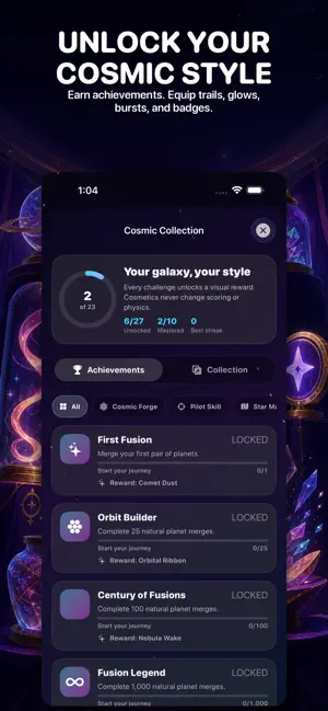 Cosmic Drop: Planet Merge screenshot 3