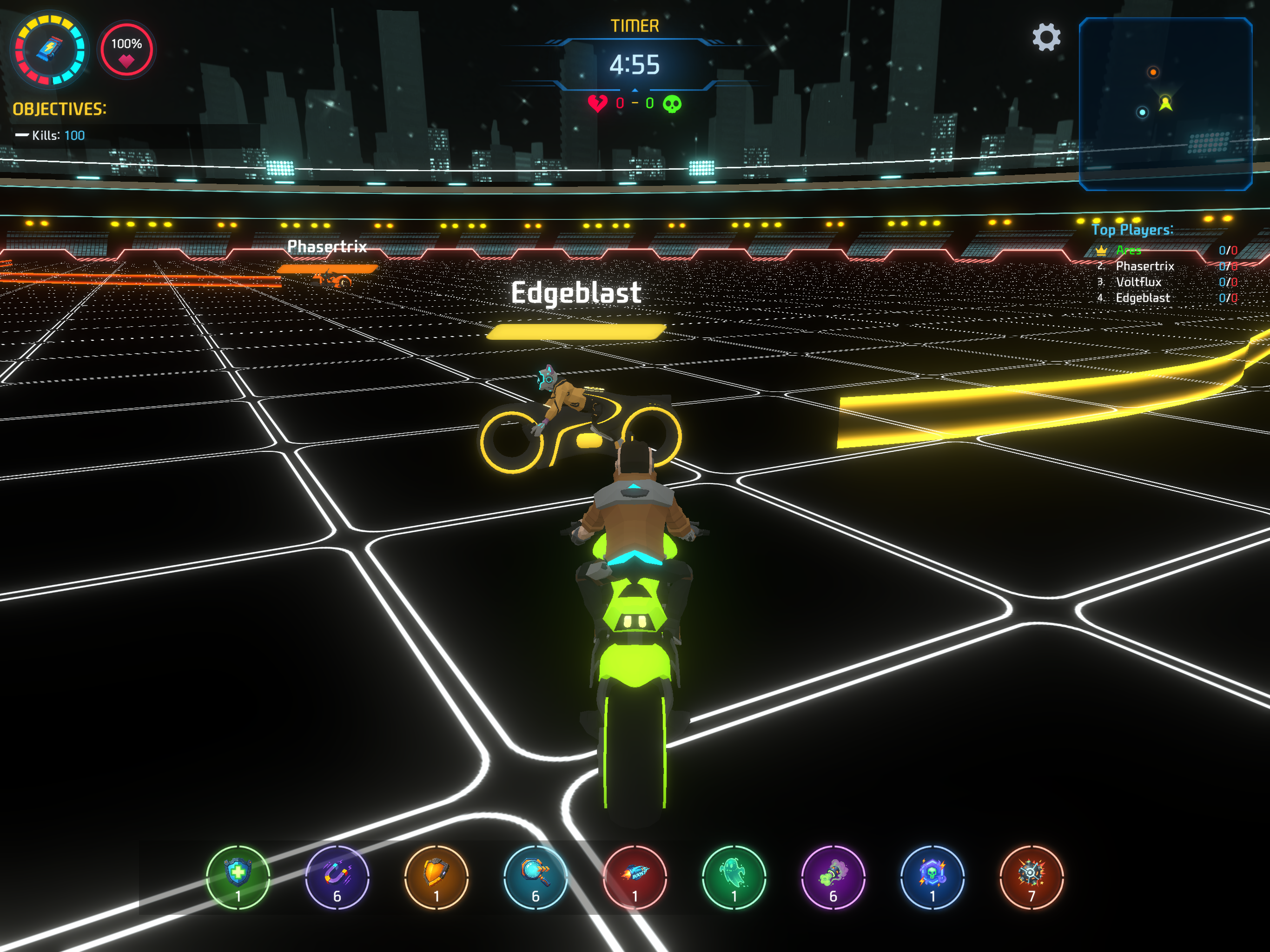 Neon Bike Battle