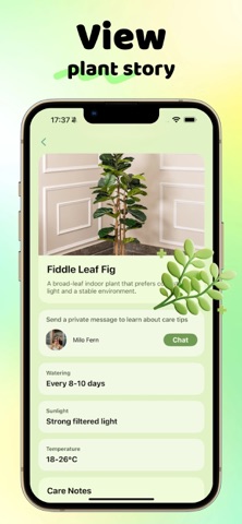Josiie: Plant Chat, Community iPhone screenshot