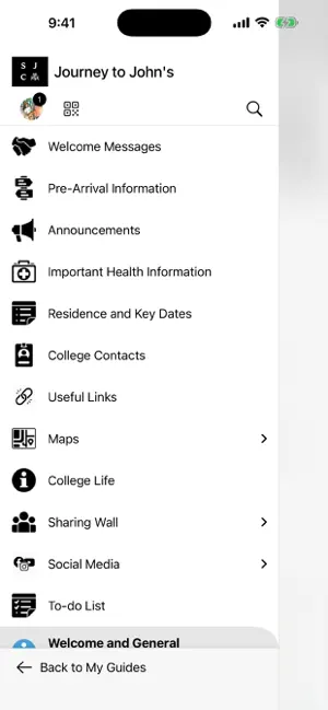 SJC Freshers' App screenshot 2