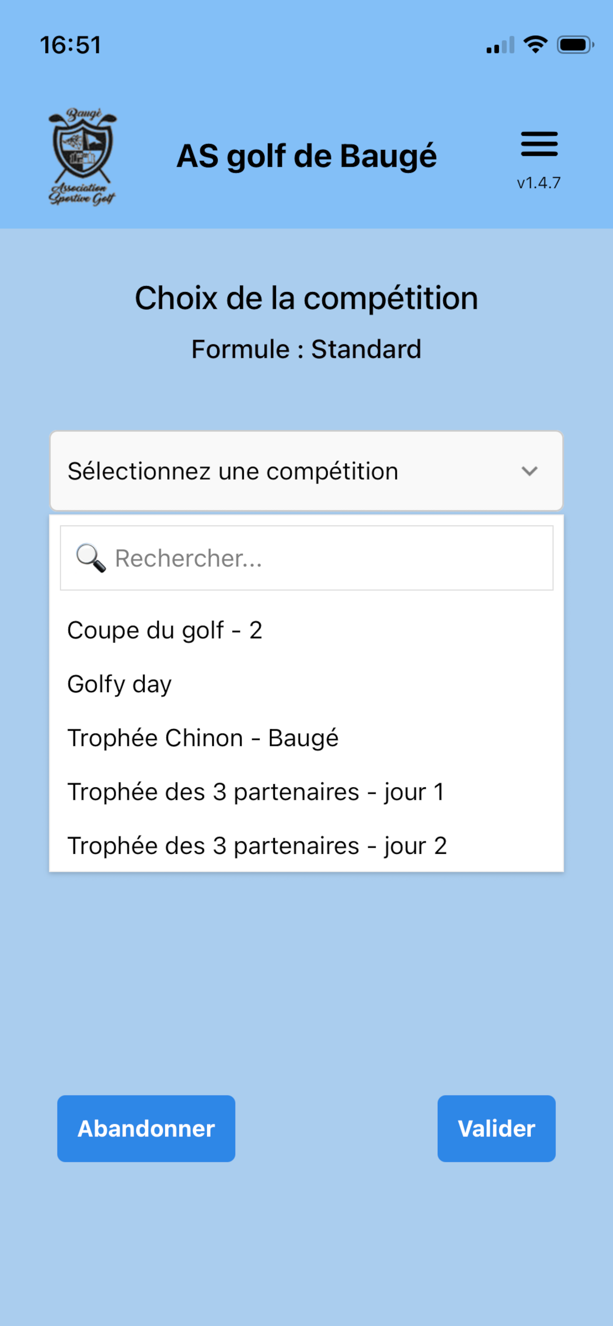 AS Golf de Baugé screenshot 3