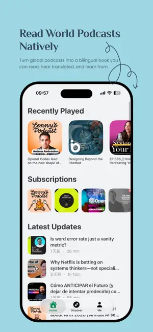 DuoCast - Bilingual Podcast screenshot 1