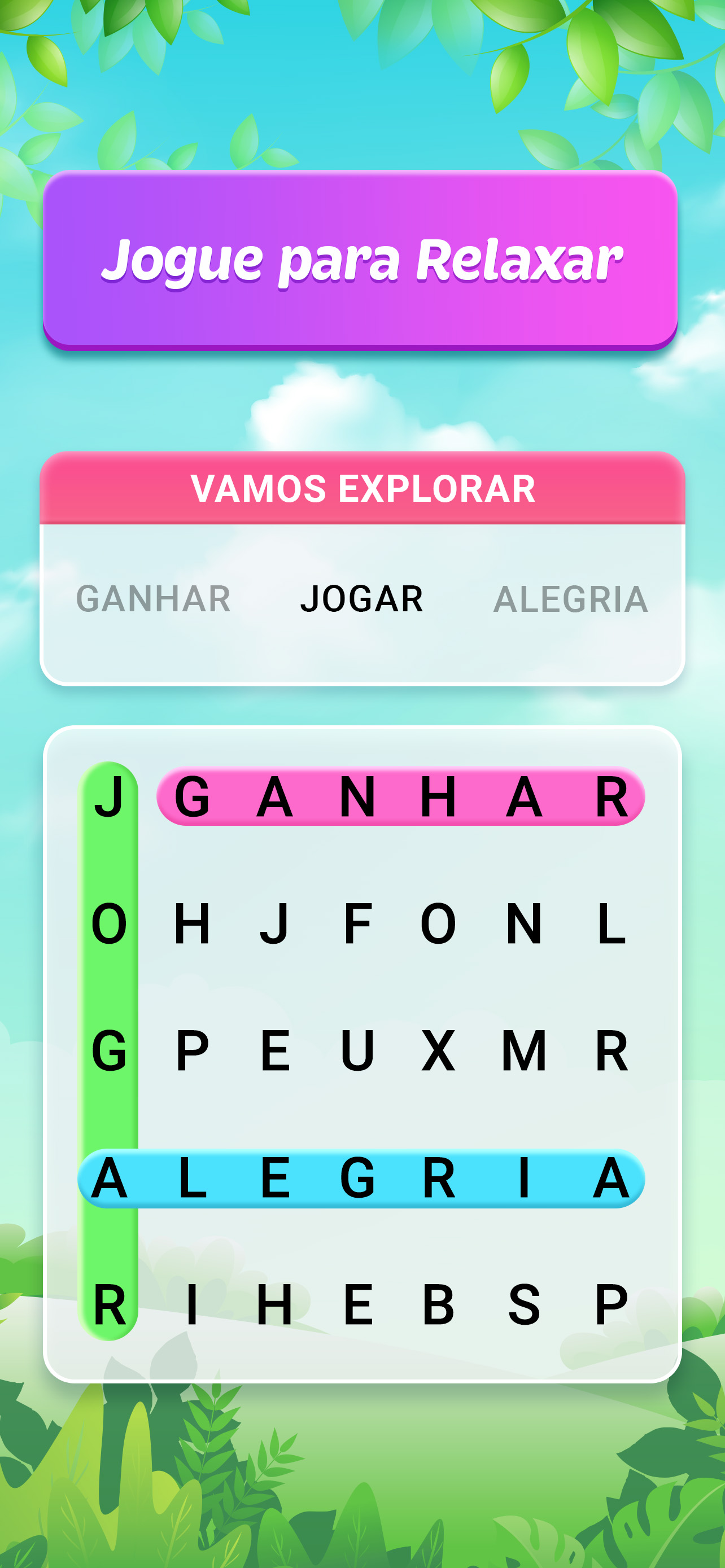 Caça-Palavras Jogo de Palavra