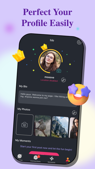 Open-Minded Dating App - 3Vibe iPhone screenshot 4 - Social Networking app